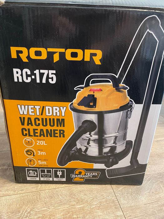 Прахосмукачка за сухо и мокро почистване Rotor RC-