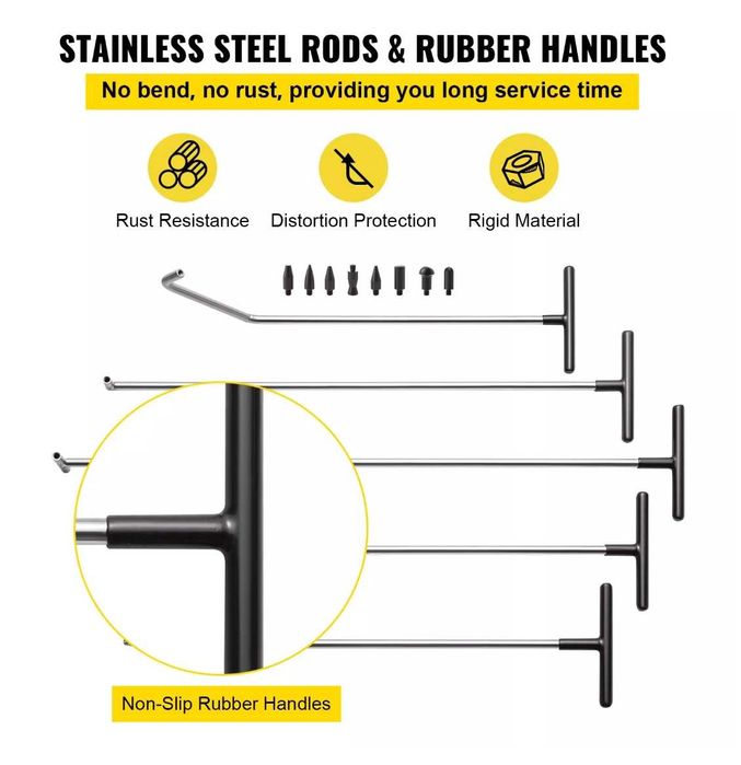 VEVOR PDR Комплект Лостове със сменяем връх за ремонт на вдлъбнатини