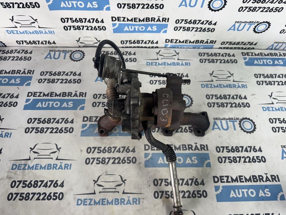 turbina turbo turbosuflanta 1,5 dci renault clio 3