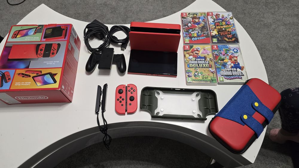 Nintendo Switch Oled Red Mario Edition