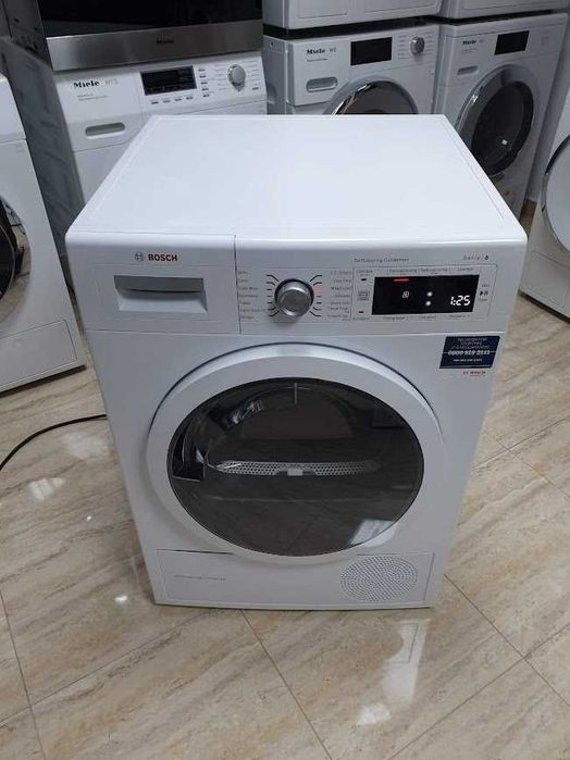 9Kg - UK - Сушилня Bosch Serie 8 с Термопомпа 12м Гаранция Бош