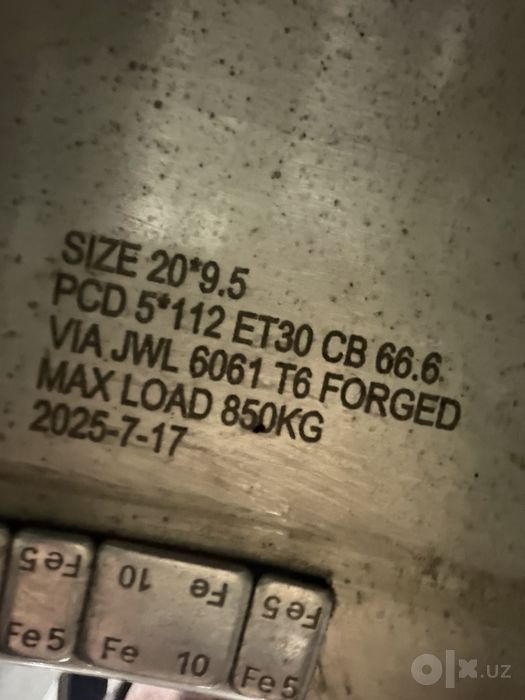 Оригинал кованный диска 245/40/R20
