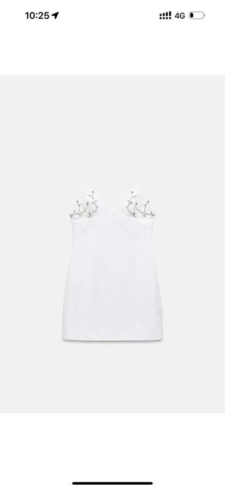 Белое платье Zara
