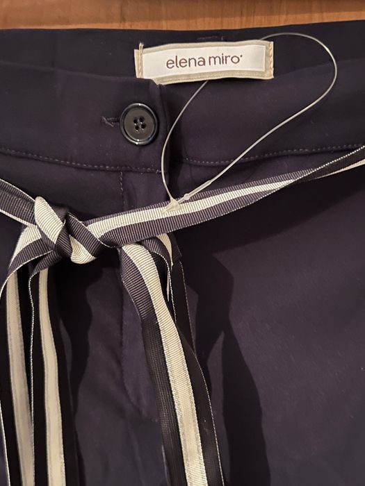 ELENA MIRO летние жен брюки большого размера новые ИТАЛИЯ