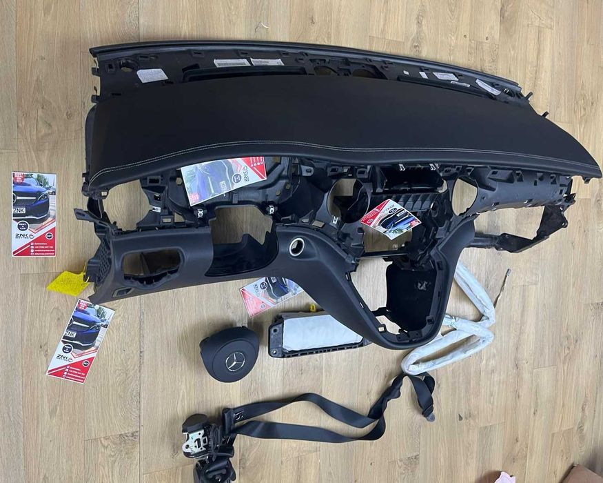 Mercedes Benz V kit airbag volan pasager - plansa de bord cusatura