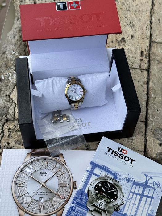 Ceas dama Tissot T Wave Quartz Mother Of Pearl Dial Full Box + zale suplimentare