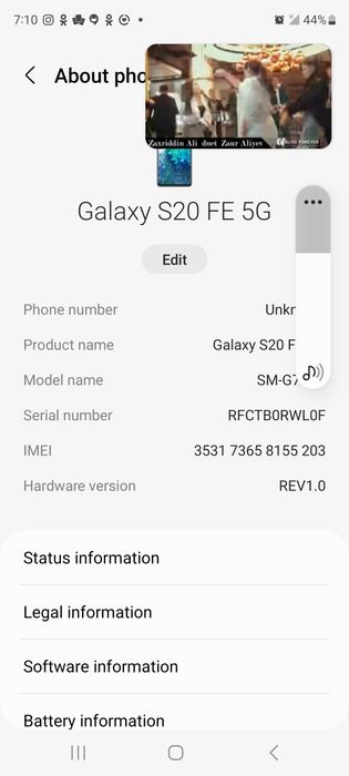 Samsung20s sotiladi obmen tolka honor