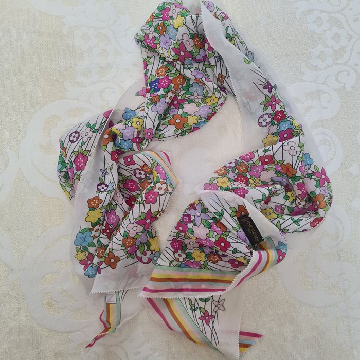 Оригинальный шёлковый шарф Louis Vuitton