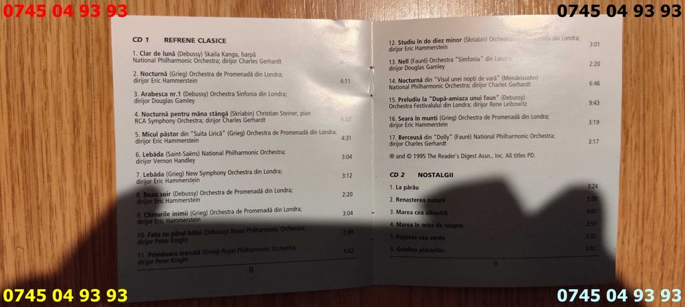 muzica cantece Pace si armonie 3CD originale