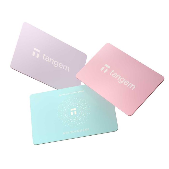 Tangem Blush Sky 2.0 на 3 карты (магазин аппаратный кошельков)