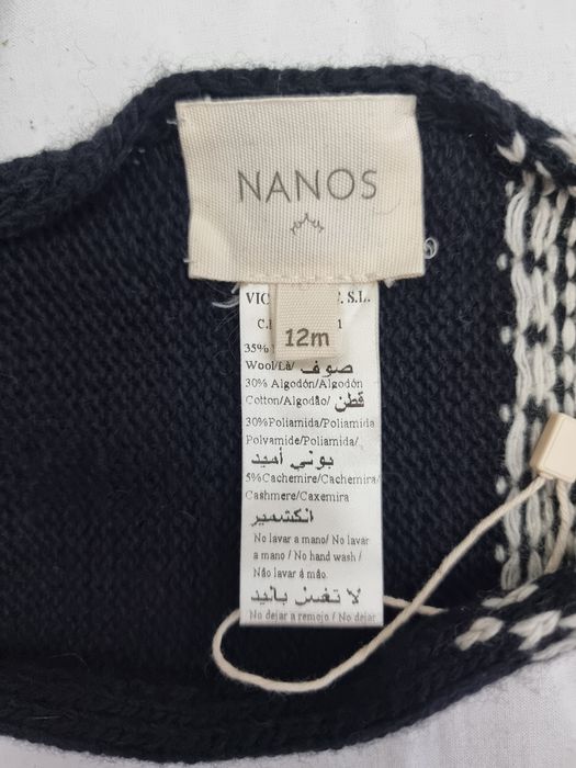 Fular copii 12 luni cu lână si blana naturală