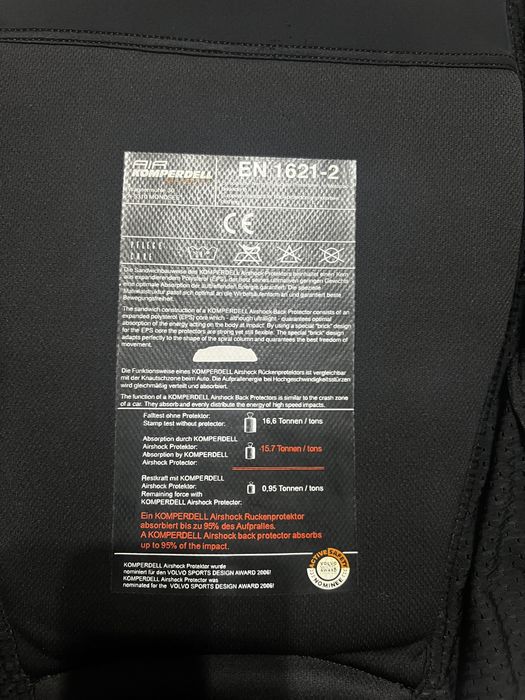 Komperdell Air Sock Protectie Spate
