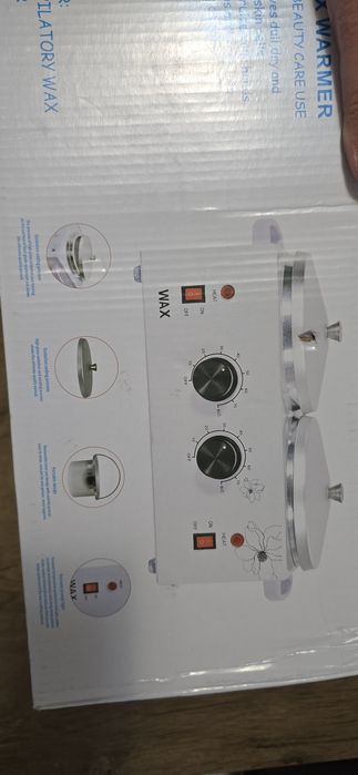 Incalzitor de ceara cu doua vase.