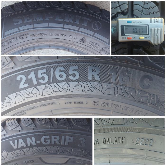 O bucată 215/65 R16C M+S iarnă - una Semperit Goodyear