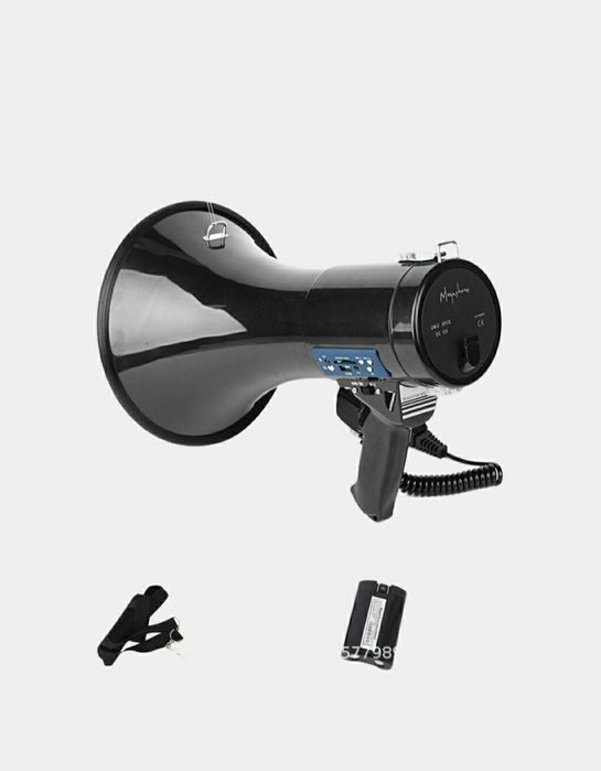 БЕПУЛ Доставка, АКЦИЯ Мегафон Рупор Громкоговоритель 50Ватт, megaphone