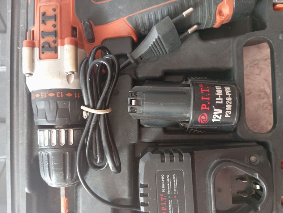 Шуруповёрт PIT полностью рабочий