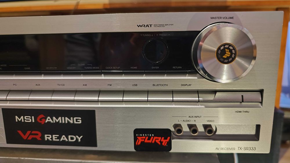 receiver Onkyo TX-SR333 cu bluetooth HDMI 4k/60 telecomandă