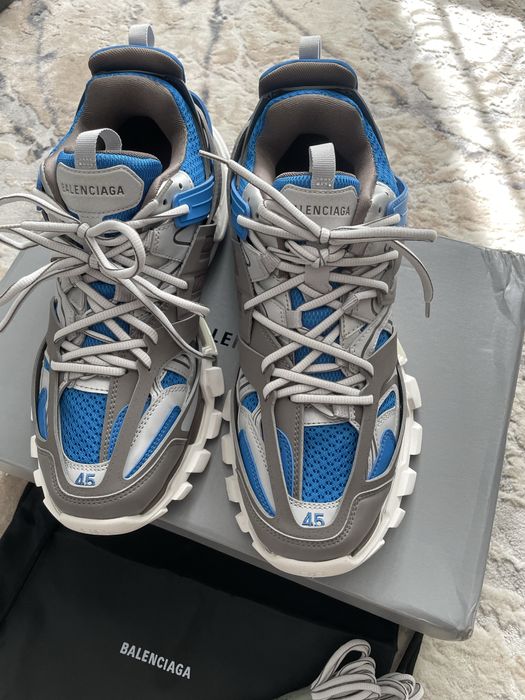 balenciaga track blue
