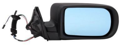 Oglinda exterioara Bmw Seria 5 E39 10.1997-06.2004 Sedan partea stanga View Max Albastra Asferica 51168203735, 11 pini, electrica pliabila