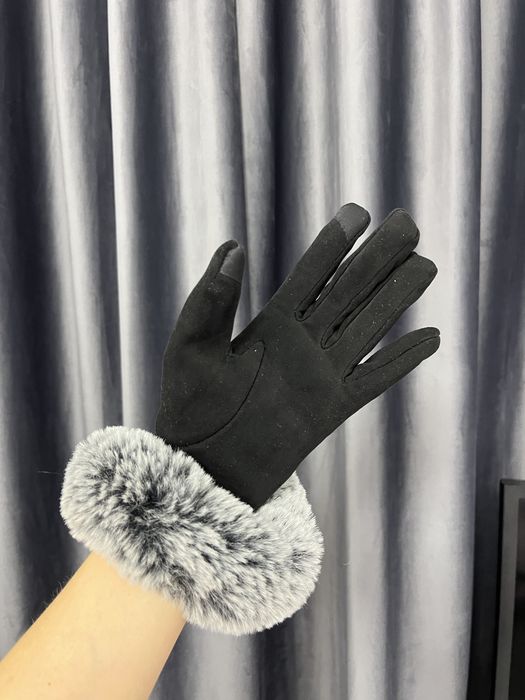 Manusi piele intoarsa femei