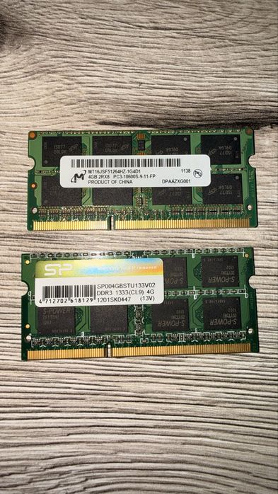 Ram DDR3 за лаптоп 2х4gb