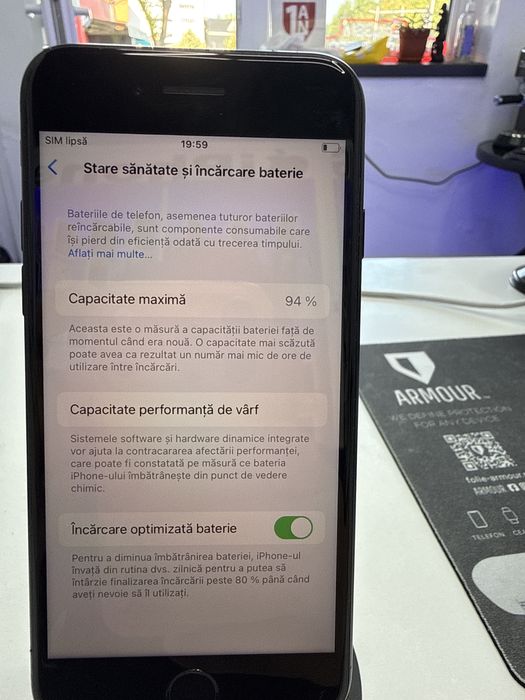 Iphone SE 3 64Gb Baterie 94% Intretinut