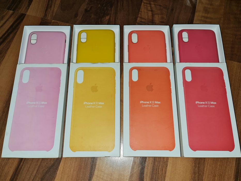 Husa piele Apple Leather Case iPhone XS Max