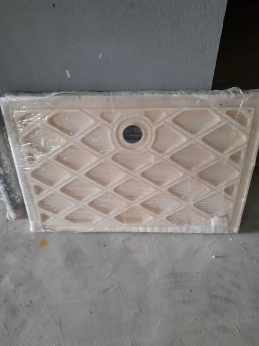 Правоъгълно керамично поддушово корито, душ, баня, кабина, 120×80 см