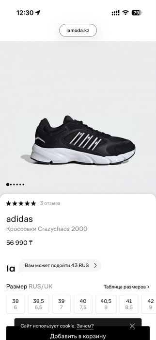 Кроссовки Adidas Crazychaos 2000