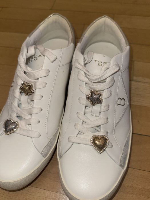 Кецове Tosca Blu - бели/черни, 39 номер