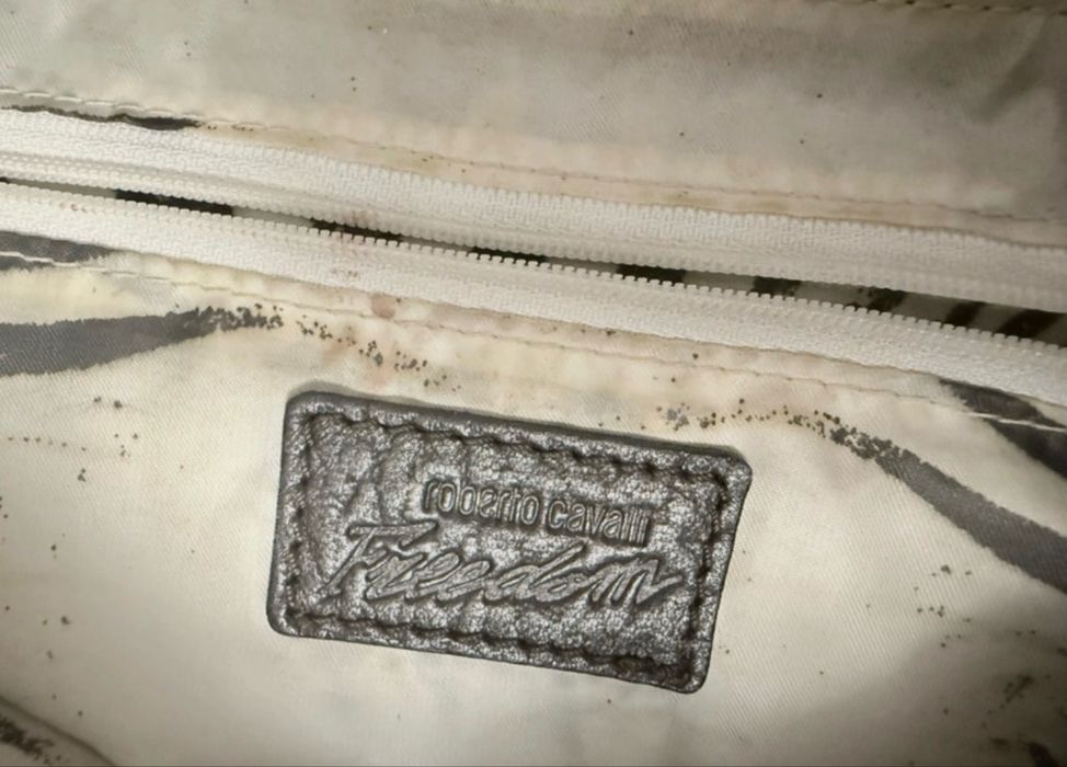 Geanta de umar din piele Roberto Cavalli