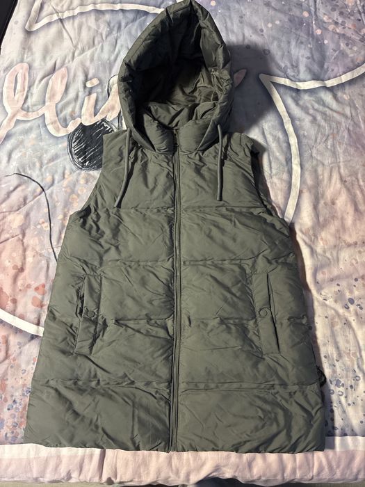 Зелен дълъг елек