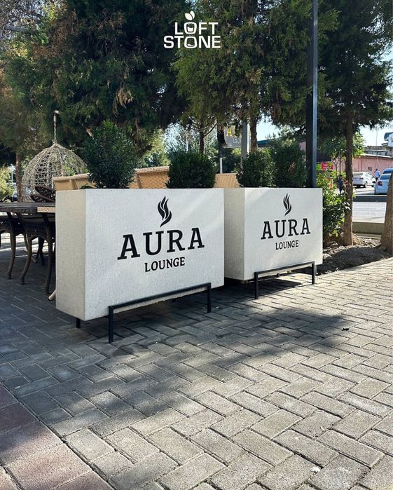 Кашпо из композитного мрамора – прочнее, чем выглядит! Вазон Вазоны