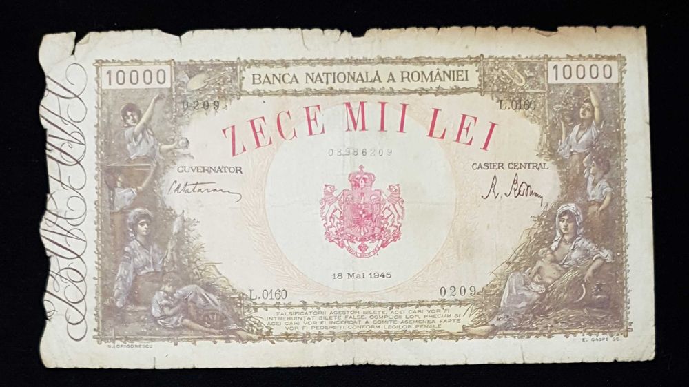 LOT bancnote Romania - Regele Mihai - 1944