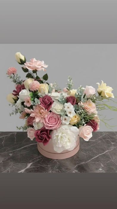 Букеты из мыльных цветов