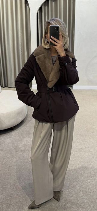 Куртка с мехом норки