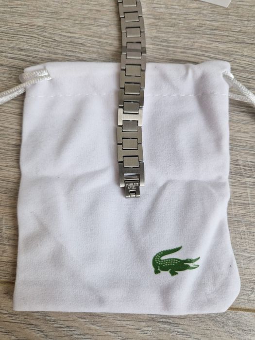 Bratara Lacoste - 21cm - Argintiu