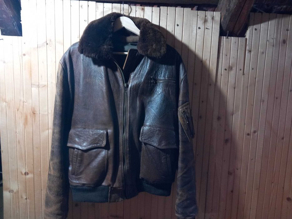 vand Geaca piele aviator tip A2 marime XL
