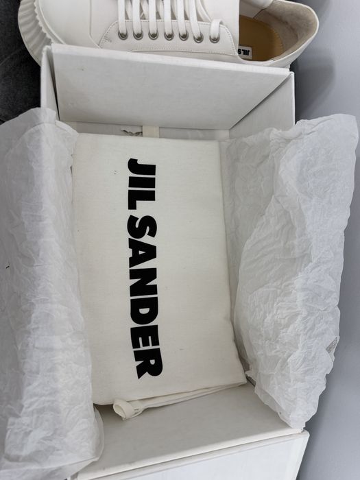 Jil Sander platform sole sneaker