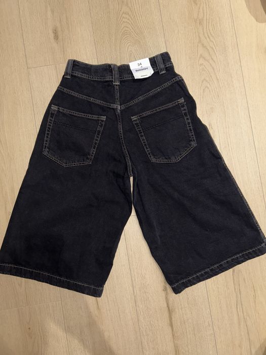 Baggy wide-leg jorts