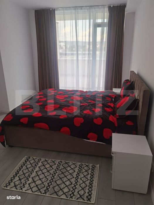 Apartament cu doua camere de inchiriat, 51 mp, in bloc nou