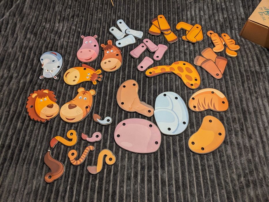 3D Пъзел с отвертка, Животни