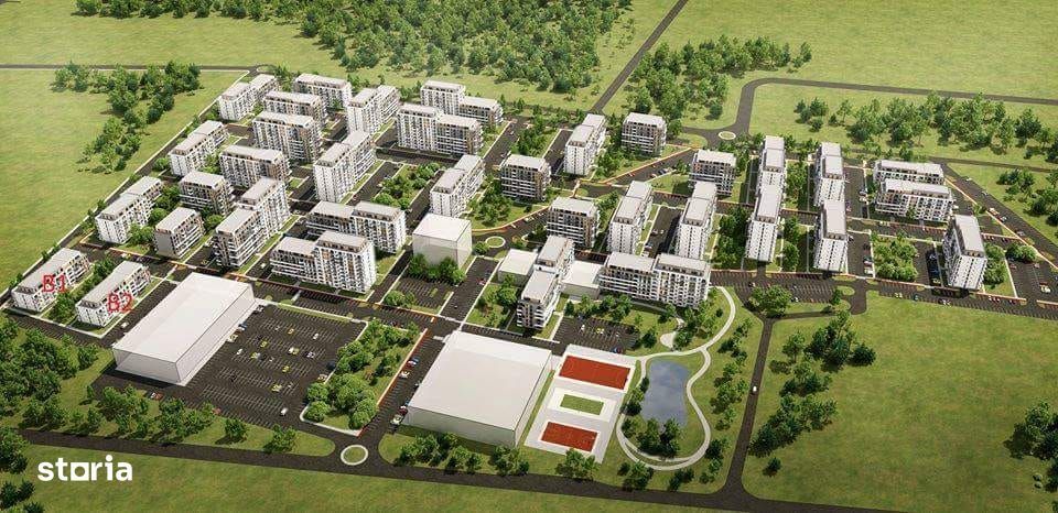 Apartamente 2 camere, noi, spre vanzare, cartier rezidential — fotografia 3