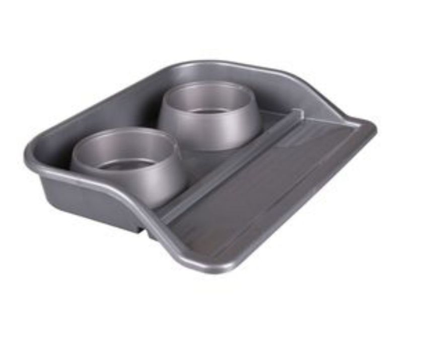 Миски на подставке 2 шт с поддоном