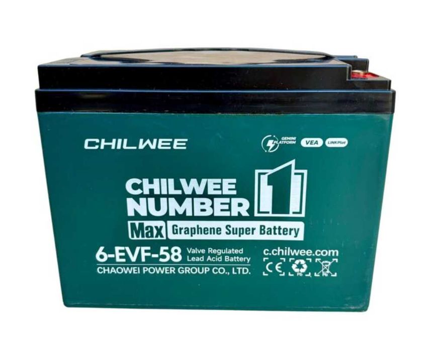 Baterie VRL GEL Vehicule Electrice 12V 58Ah 20HR CHILWEE 2026