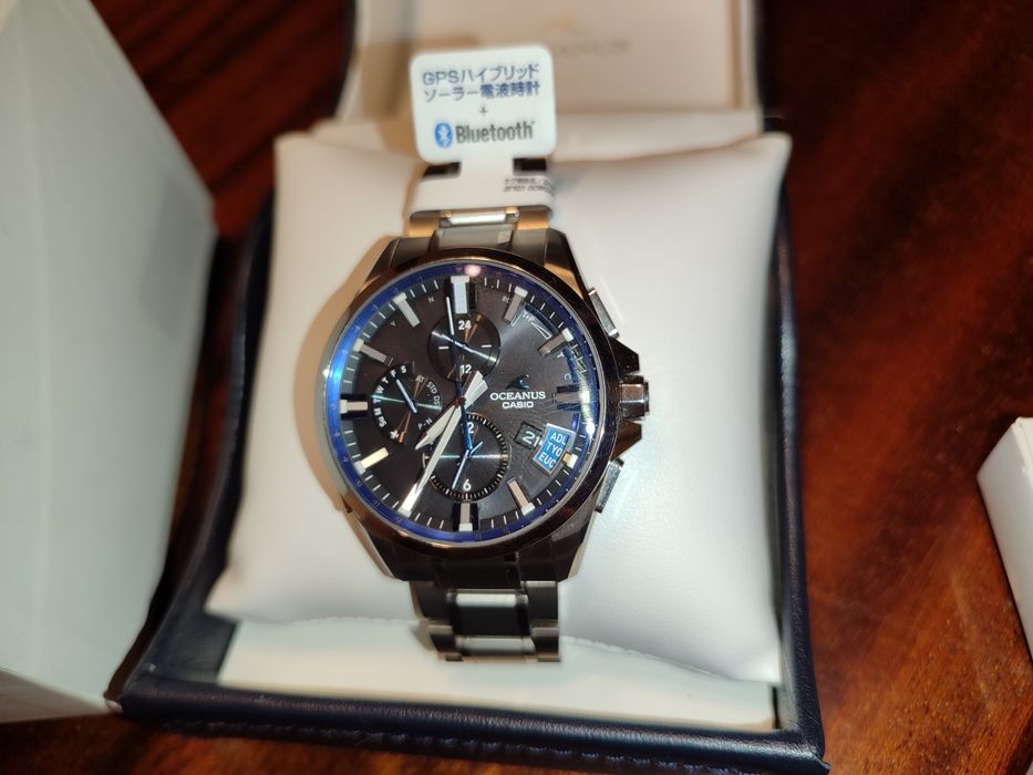 Чсовник Casio Oceanus OCW-G2000-1AJF,GPS, Bluetooth,Titanium,Sapphire.