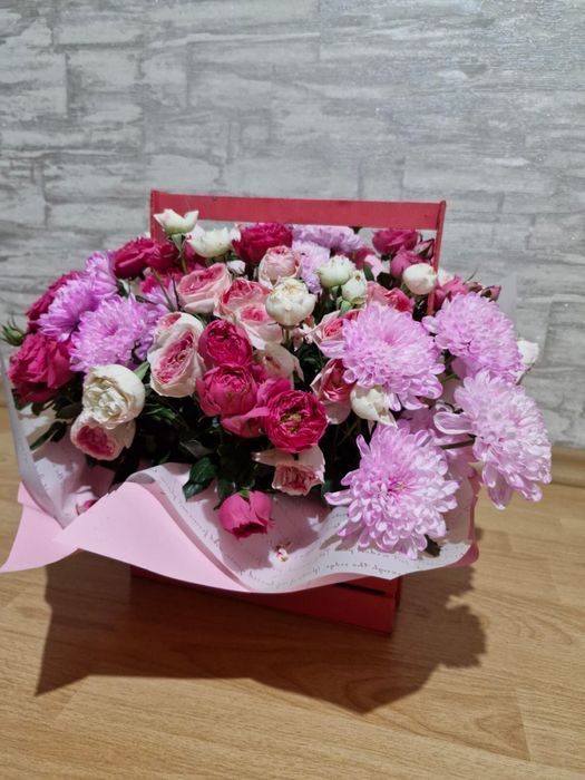 Цветы букеты (с оформлением)