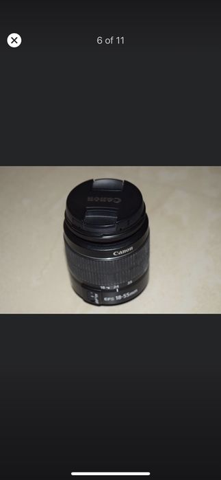 Canon EOS 1100D EFS 18-55