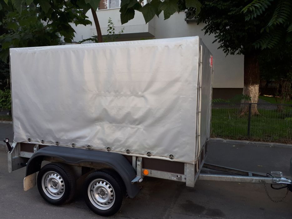 Inchirieri remorci auto 750 kg, transport moto/atv