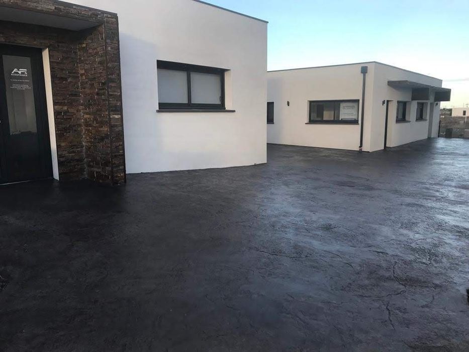 Beton amprentat, beton amprentat în vertical, beton elicopterizat